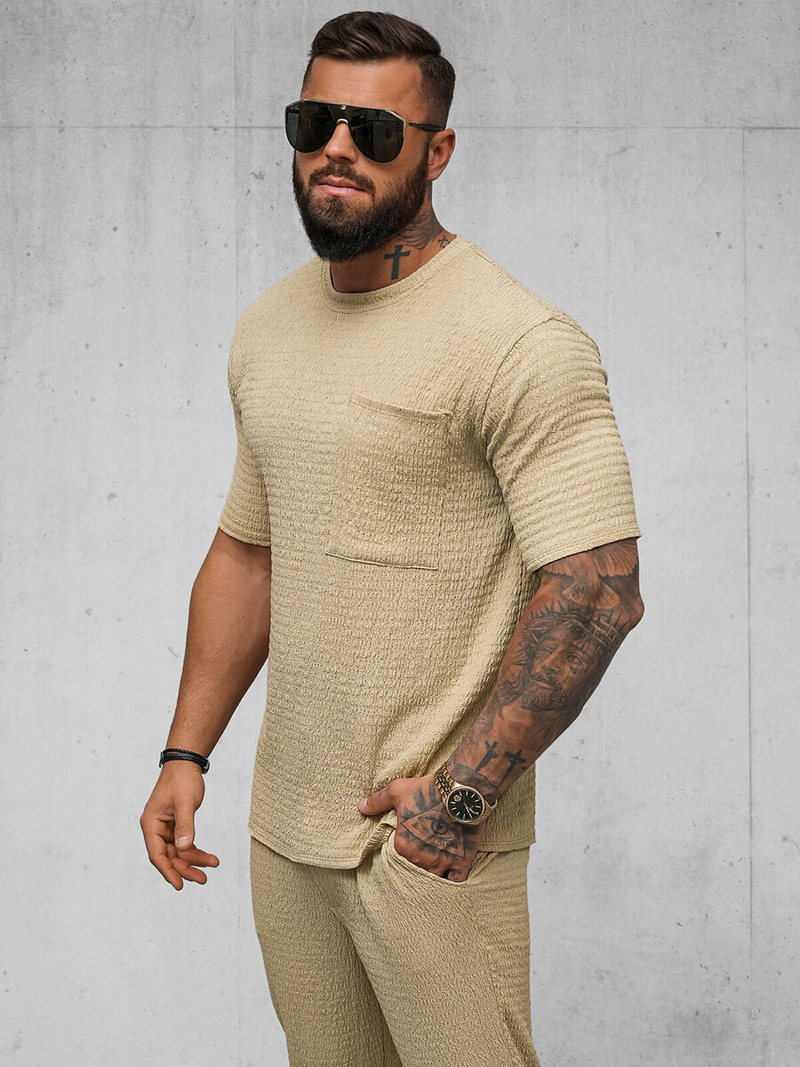 Tricou bărbați camel OZONEE O/Y960T