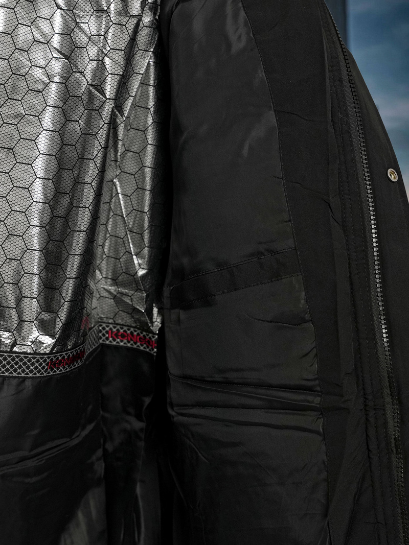 Geacă bărbați neagră OZONEE JS/31M5081/392