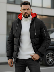 Geacă bărbați neagră OZONEE JS/31M5003Z