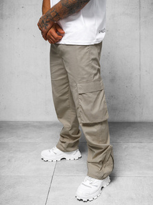 Pantaloni cargo relaxed bărbaţi gri OZONEE O/G3016Z