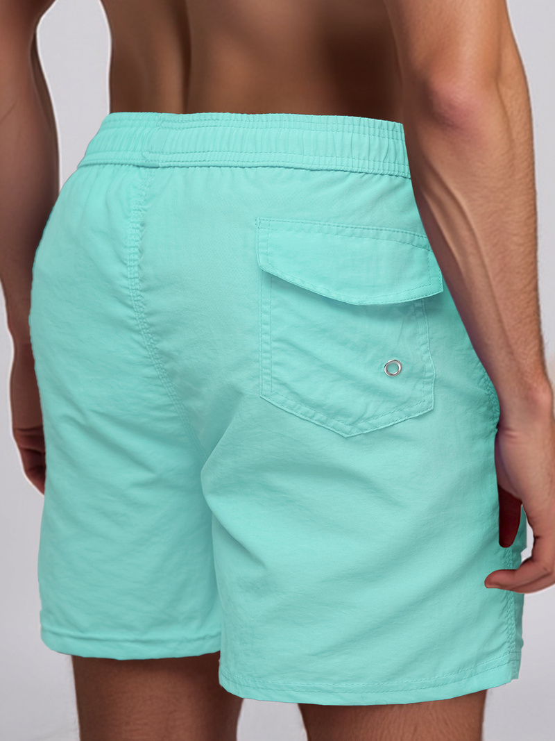 Pantaloni scurti de baie bărbați verde-mentă OZONEE JS/XL018/13Z