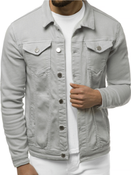 Geacă de blugi bărbați gri OZONEE G/620