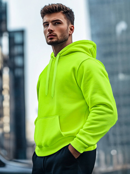 Hanorac bărbați neon verde OZONEE JS/2009Z