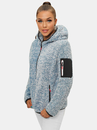 Jachetă femei albastru marin OZONEE JS/KSW7002