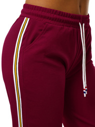 Pantaloni de training dame bordo OZONEE JS/1020/B13