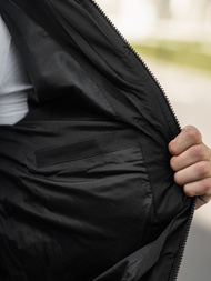 Geacă bărbați neagră OZONEE JS/31M5003Z