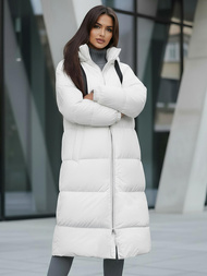 Geacă de femei alb OZONEE JS/5M3163/281Z