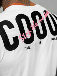 Tricou bărbați alb OZONEE O/T1278/1