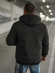 Geacă bărbați neagră OZONEE JS/31M5003Z