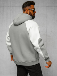 Hanorac gri OZONEE O/SWE23027Z