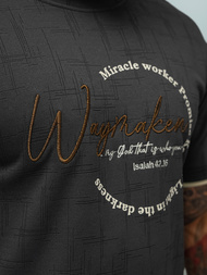 Tricou bărbați negru OZONEE O/QQ1535