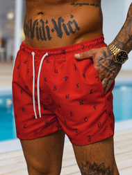 Pantaloni scurti de baie bărbați rosii OZONEE O/MTK3218
