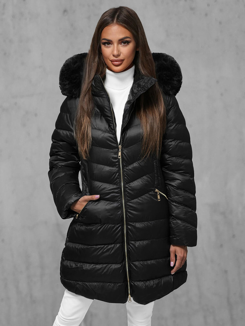 Geacă damă neagra OZONEE JS/5M3162/392