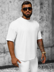 Tricou bărbați alb OZONEE O/3429