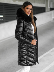 Geacă de femei neagră OZONEE JS/16M9100/392Z