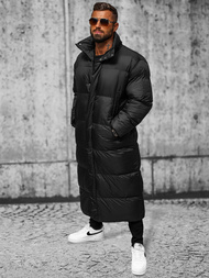 Geacă de iarnă bărbați neagră OZONEE O/M3202