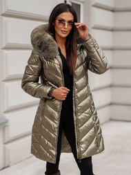 Geacă de femei aur OZONEE JS/16M9100/403Z