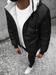 Geacă reversibilă bărbați albă OZONEE JS/M761/281