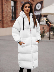 Geacă de femei alb OZONEE JS/5M3163/281Z