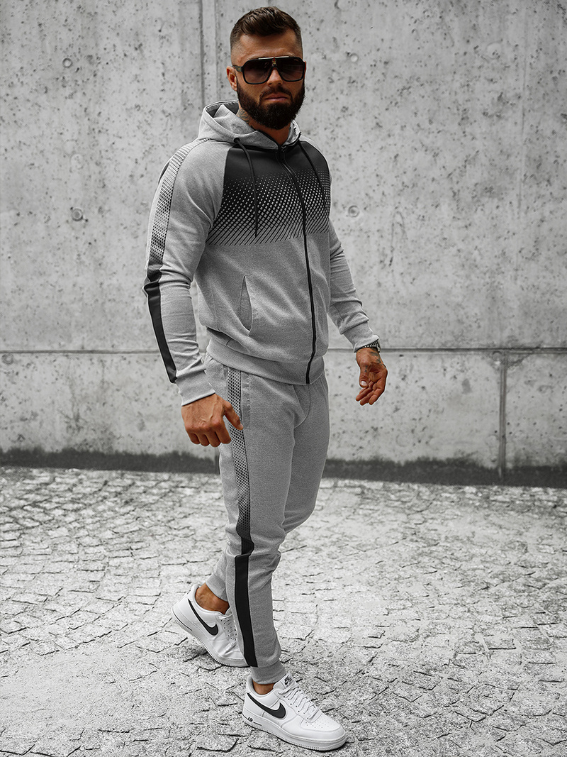 Compleu sport bărbaţi gri OZONEE JS/C8116