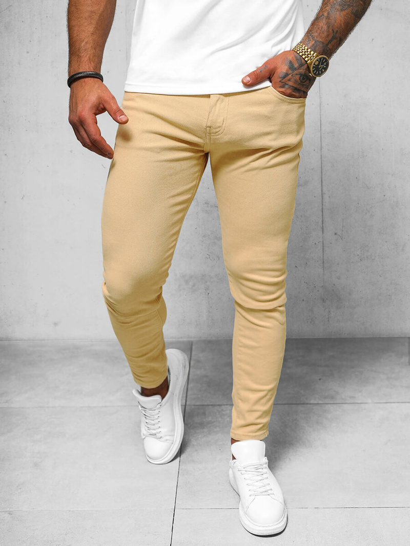 Blugi Bărbaţi Bej OZONEE O/E7887M