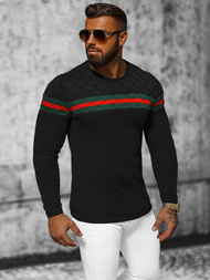 Pulover bărbați negru OZONEE L/2194Z