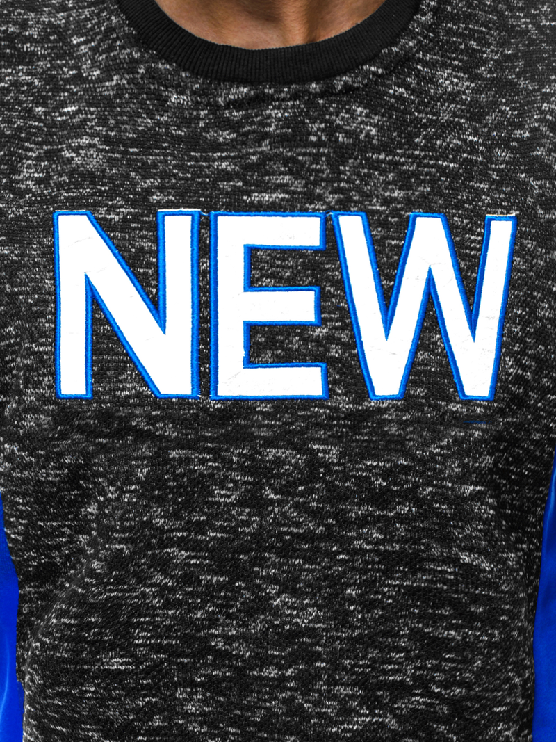 Hanorac bărbați neagră OZONEE JS/KS1908Z