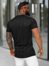 Tricou bărbați negri OZONEE O/QS11621