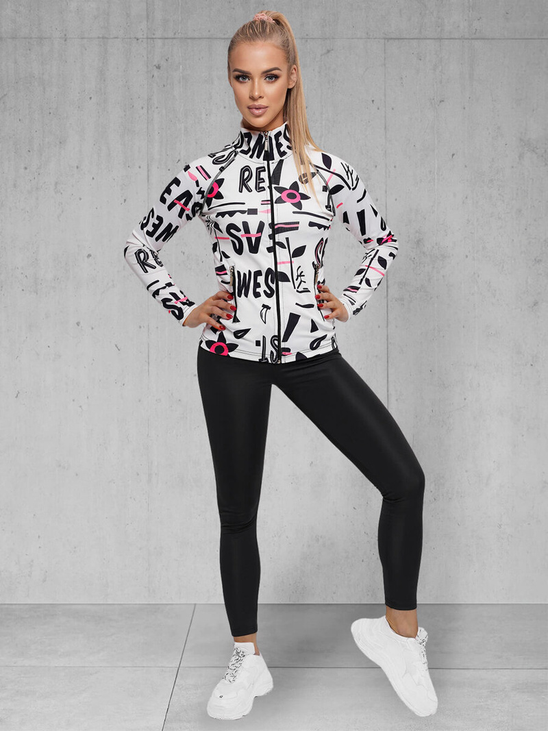 Trening din două piese pentru same alb-negru OZONEE O/20730