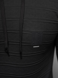 Hanorac bărbați neagră OZONEE O/TB2272