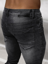 Blugi bărbaţi negri OZONEE NB/MP0142N