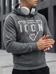 Hanorac bărbați antracit OZONEE JS/8B1737/5