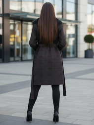 Palton de dama negru OZONEE JS/53M5200/1Z