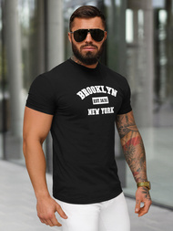 Tricou bărbați negru OZONEE NB/MT3134