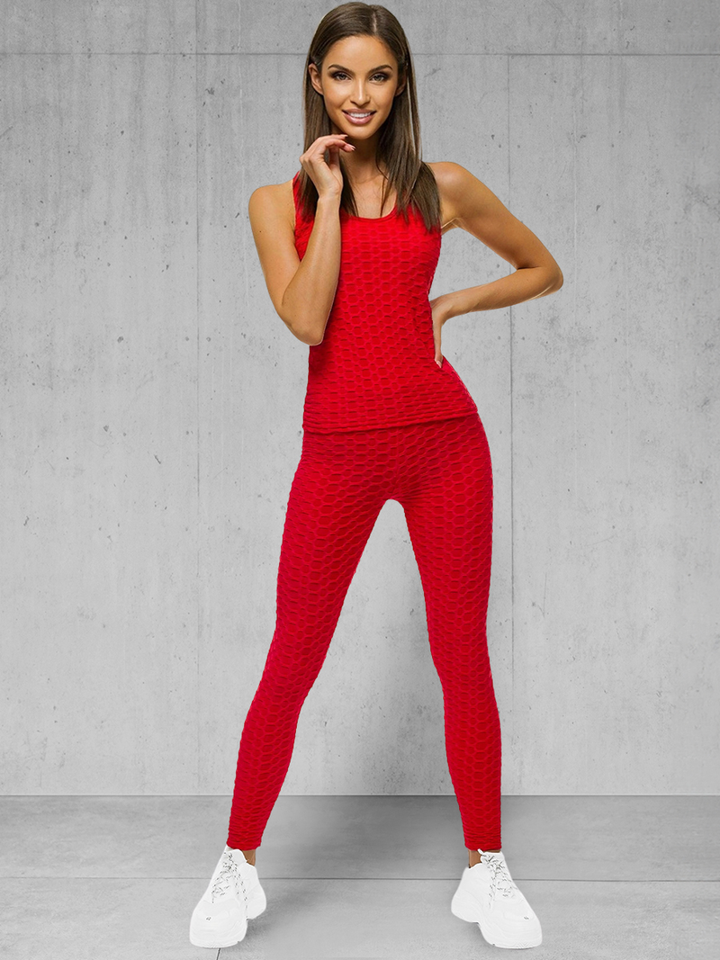 Trening din două piese pentru roșu OZONEE JS/YW88037/5