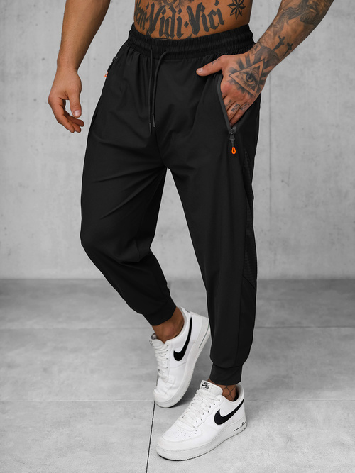 Pantaloni sport pentru bărbați negri OZONEE JS/12K1805/3