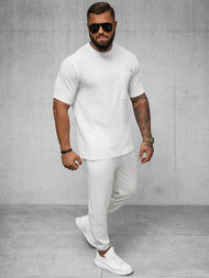 Tricou bărbați alb OZONEE O/Y960T