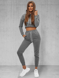 Trening dama doua piese antracit OZONEE JS/8C67/5Z