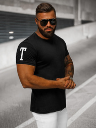 Tricou bărbați negru OZONEE O/8T1260/3