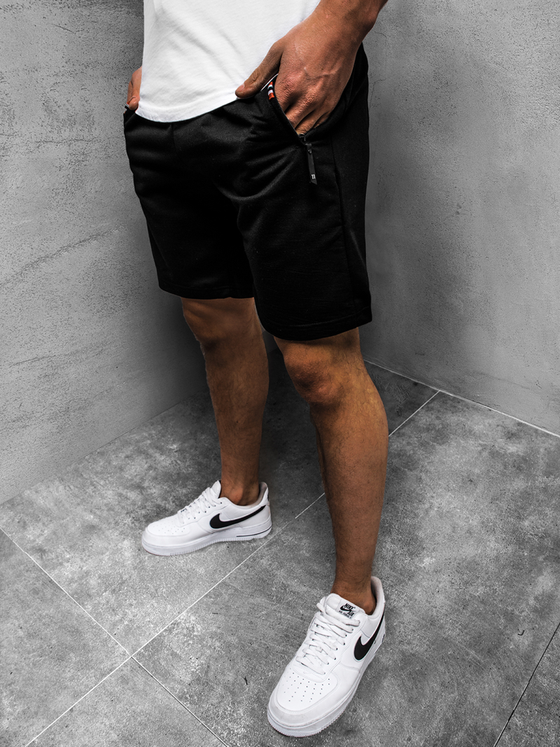 Pantaloni scurti bărbați negri OZONEE JS/XW50Z
