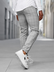 Pantaloni chino bărbaţi gri OZONEE DJ/5522Z