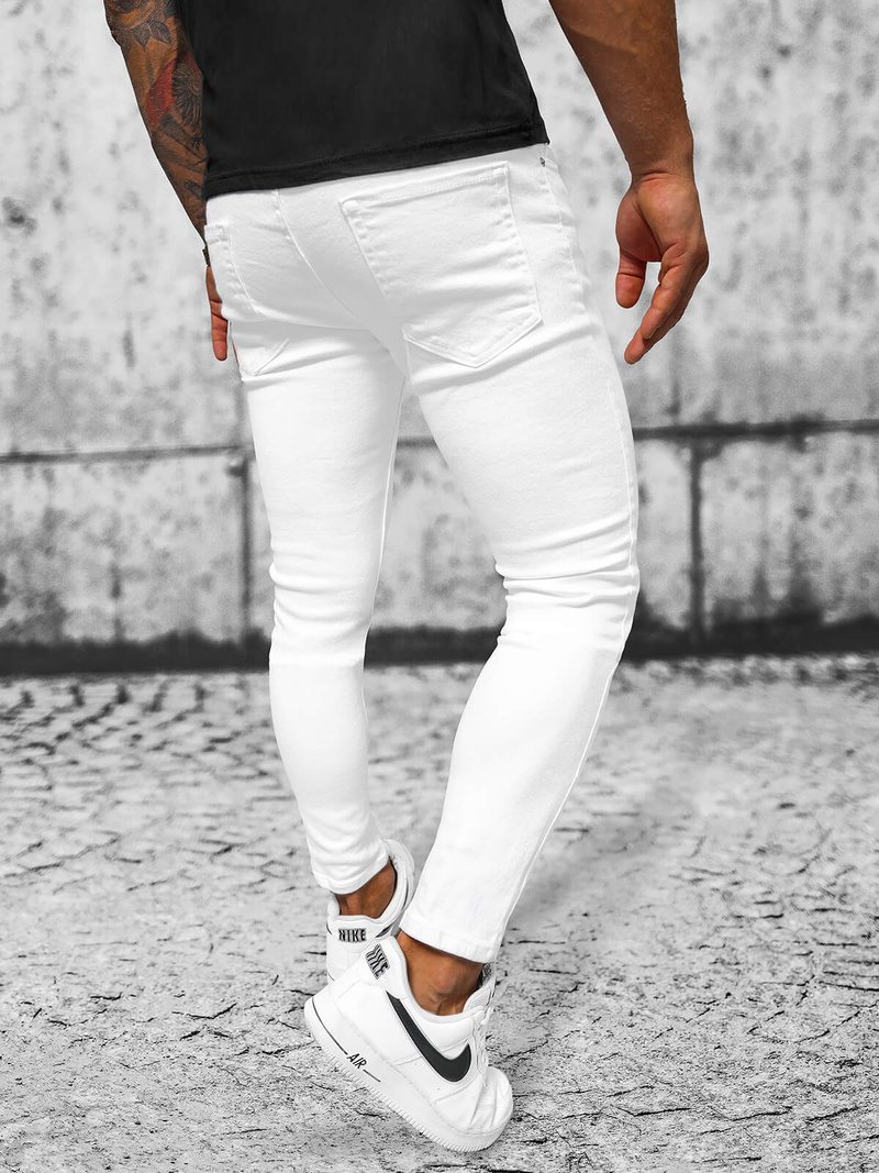 Blugi Bărbaţi Albi OZONEE E/5348/01