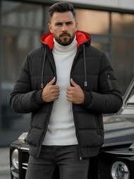 Geacă bărbați neagră OZONEE JS/31M5003Z