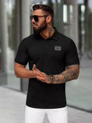 Tricou polo bărbați negru OZONEE NB/MT3124