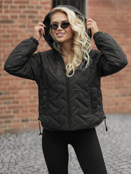 Geacă de femei neagra OZONEE JS/16M9315/392AZ