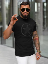 Tricou bărbați negru OZONEE NB/MT3151
