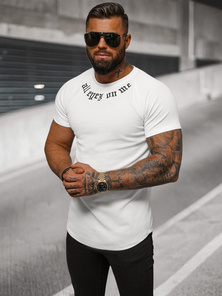 Tricou bărbați alb OZONEE O/T7256