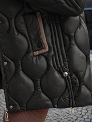 Geacă de femei neagra OZONEE O/5M3226/392