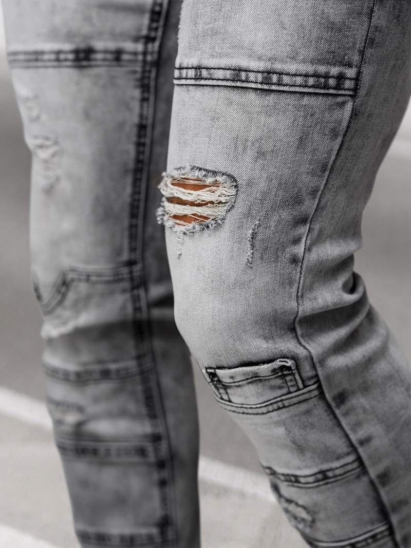 Blugi bărbaţi antracit OZONEE NB/MP0163N