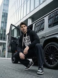 Hanorac bărbați negru OZONEE JS/65B3909/3Z